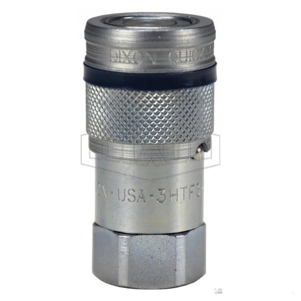 Dixon DQC HT Flushface Female Coupler, 1/4-19 Nominal, Female BSPP, Steel 2HTBF2 - main